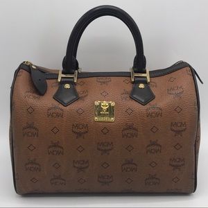 SOLD SOLD Authentic MCM Brown Boston Speedy Bag